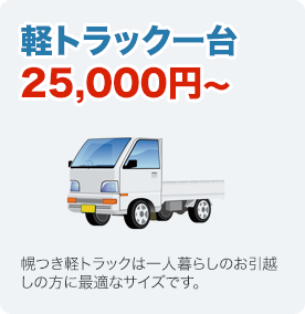 軽トラックに不用品満載で29,000円(税込)